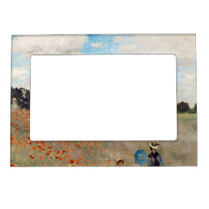 Claude Monet - Poppy Field Magnetic Frame