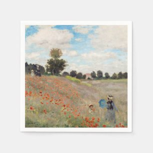 Claude Monet - Poppy Field Napkins