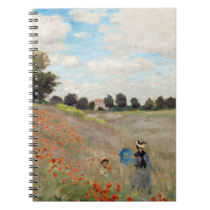 Claude Monet - Poppy Field Notebook