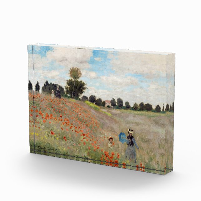 Claude Monet - Poppy Field Photo Block (Right)