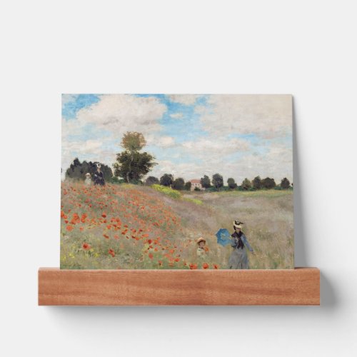Claude Monet _ Poppy Field Picture Ledge