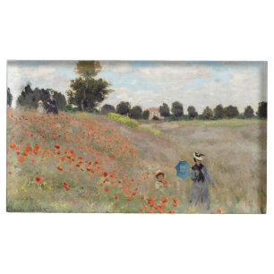 Claude Monet - Poppy Field Place Card Holder