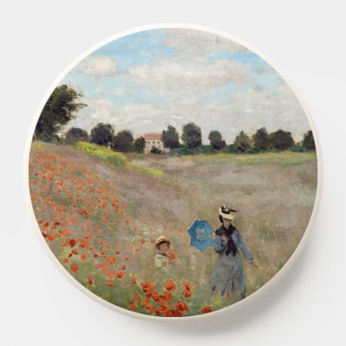 Claude Monet _ Poppy Field PopSocket