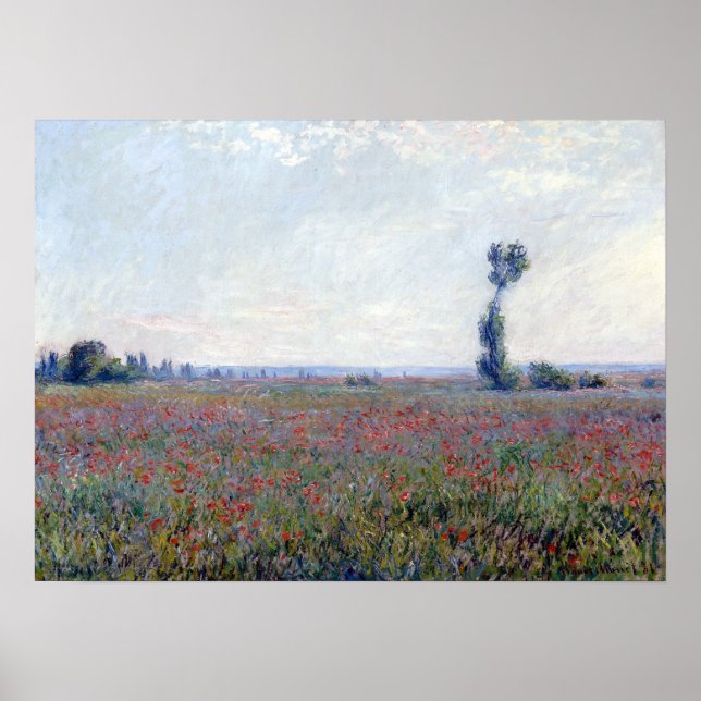Claude Monet Poppy Field Poster (Front)