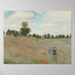 Claude Monet - Poppy Field Poster<br><div class="desc">Poppy Field by Claude Monet, 1873. Claude Monet was a founder of French Impressionist painting, and the most consistent and prolific practitioner of the movement's philosophy of expressing one's perceptions before nature, especially as applied to plein-air landscape painting. The term "Impressionism" is derived from the title of his painting Impression,...</div>