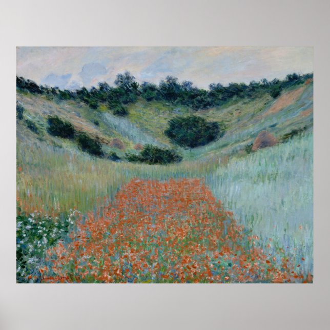 Claude Monet ~ Poppy Field Poster (Front)