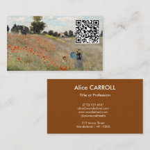 Claude Monet - Poppy Field - QR Code