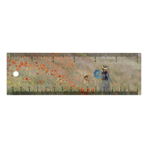 Claude Monet _ Poppy Field Ruler