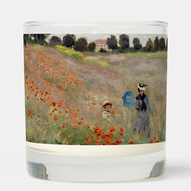 Claude Monet - Poppy Field Scented Candle (Front)