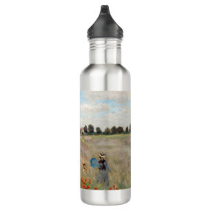 Claude Monet - Poppy Field Stainless Steel Water Bottle