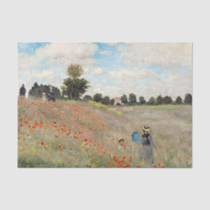 Claude Monet - Poppy Field Tissue Paper