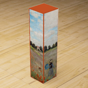 Claude Monet - Poppy Field Wine Box