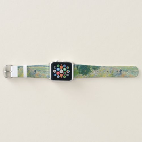 Claude Monet _ Poppy Fields near Argenteuil 1875 Apple Watch Band