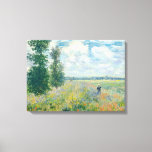 Claude Monet - Poppy Fields near Argenteuil (1875) Canvas Print<br><div class="desc">Poppy Fields near Argenteuil - Claude Monet,  Oil on canvas,  1875</div>