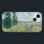 Claude Monet - Poppy Fields near Argenteuil (1875) iPhone 15 Case<br><div class="desc">Poppy Fields near Argenteuil - Claude Monet,  Oil on canvas,  1875</div>