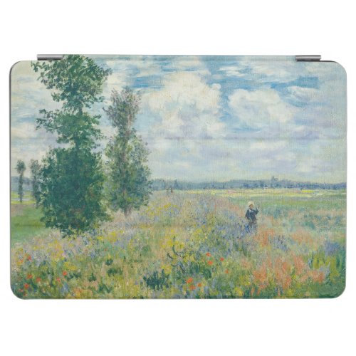 Claude Monet _ Poppy Fields near Argenteuil 1875 iPad Air Cover