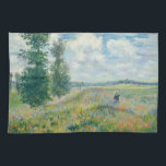 Claude Monet - Poppy Fields near Argenteuil (1875) Kitchen Towel<br><div class="desc">Poppy Fields near Argenteuil - Claude Monet,  Oil on canvas,  1875</div>