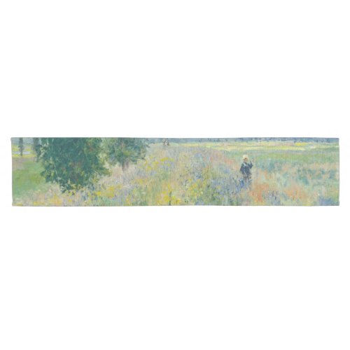 Claude Monet _ Poppy Fields near Argenteuil 1875 Short Table Runner