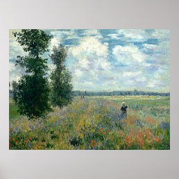 Claude Monet Poppy Fields Poster