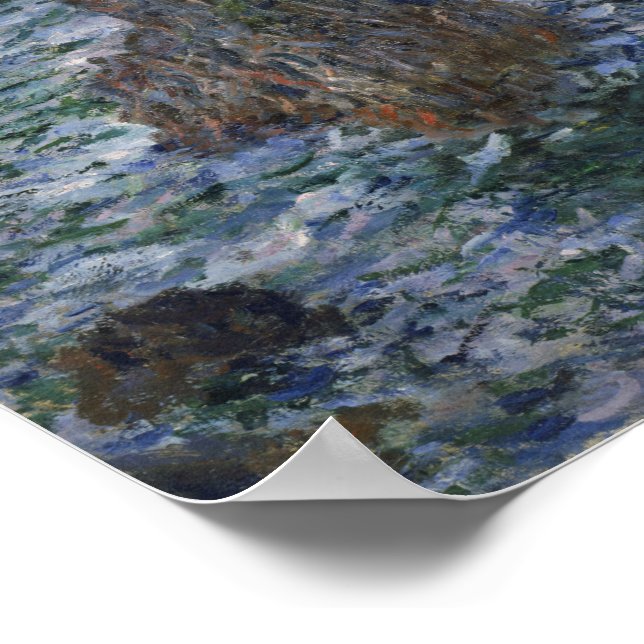 Claude Monet – Port Coton – Pyramids – Pyramides Poster (Corner)