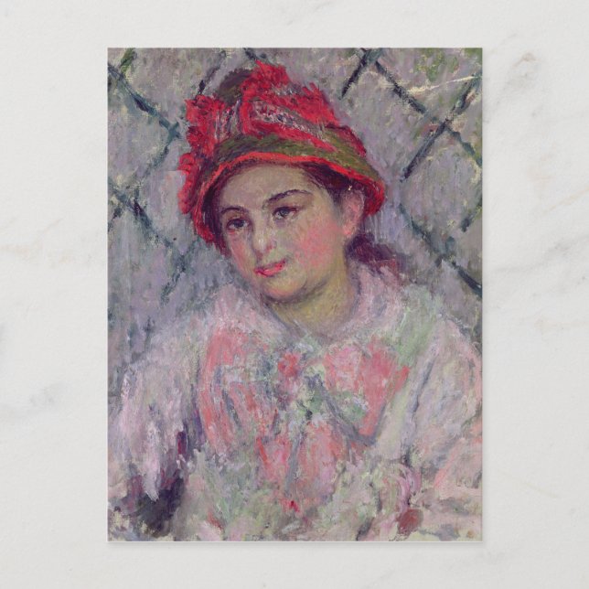 Claude Monet | Portrait of Blanche Hoschede Postcard (Front)