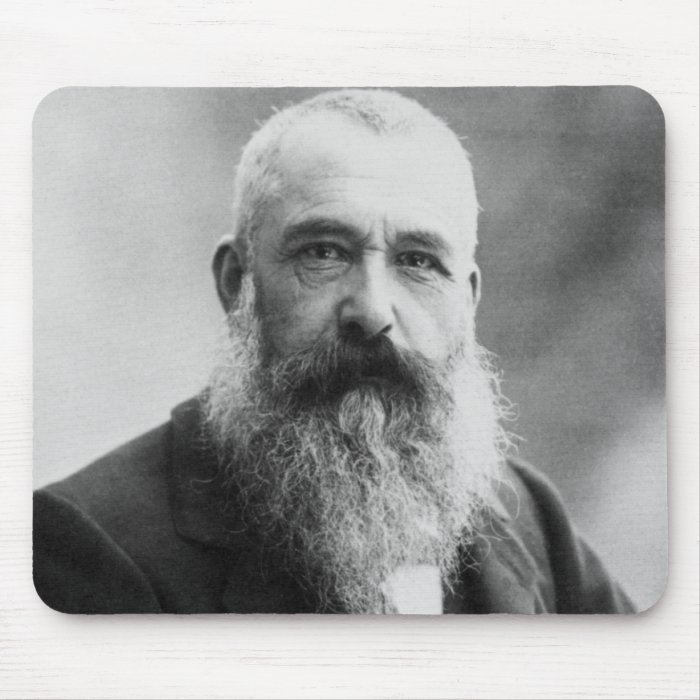 Claude Monet Portrait Photo Mousepad