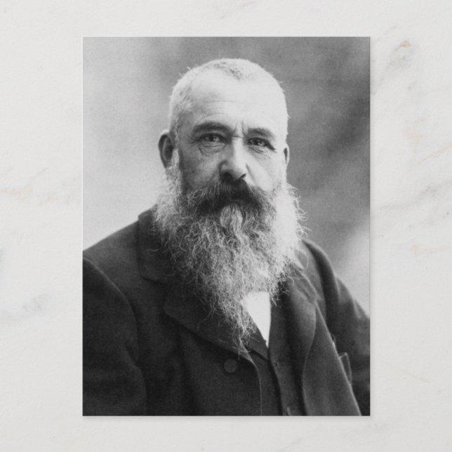 Claude Monet Portrait Photo Postcard (Front)