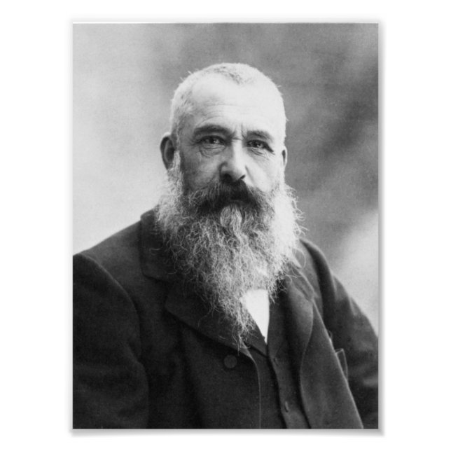 Claude Monet Portrait Photo Print (Front)