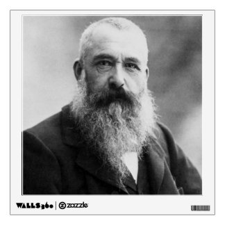 Claude Monet Portrait Photo Wall Sticker