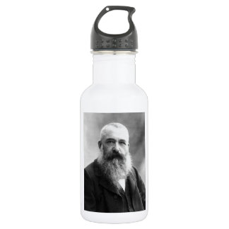 Claude Monet Portrait Photo Water Bottle