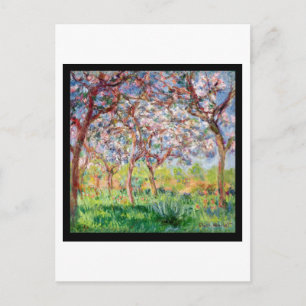 Claude Monet Printemps a Giverny Postcard