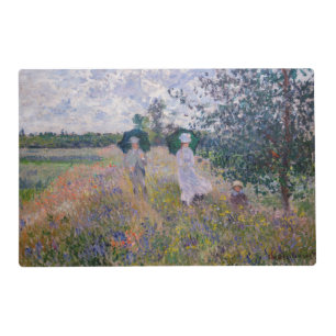 Claude Monet - Promenade near Argenteuil Placemat