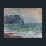 Claude Monet Rainfall Etretat Normandy France Postcard<br><div class="desc">Rainfall at Etretat on the Normandy coast of France as painted by Claude Monet.</div>