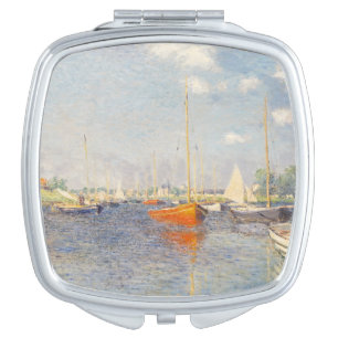Claude Monet. Red Boats, Argenteuil Compact Mirror