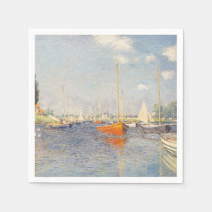 Claude Monet. Red Boats, Argenteuil Napkins