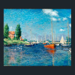 Claude Monet - Red Boats, Argenteuil Poster<br><div class="desc">Claude Monet - Red Boats,  Argenteuil (1875)</div>