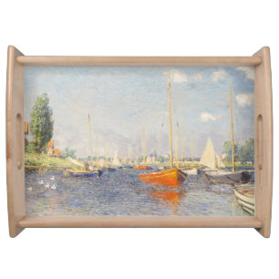 Claude Monet. Red Boats, Argenteuil Serving Tray