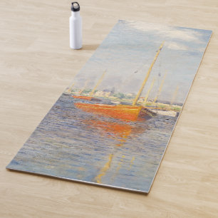 Claude Monet. Red Boats, Argenteuil Yoga Mat
