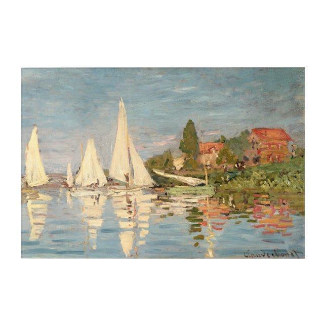 Claude Monet | Regatta at Argenteuil, c.1872 Acrylic Print (Front)