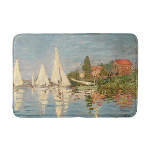 Claude Monet   Regatta at Argenteuil, c.1872 Bath Mat