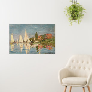 Claude Monet Regatta at Argenteuil, c.1872 Foam Board