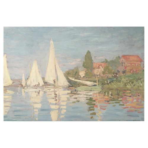 Claude Monet  Regatta at Argenteuil c1872 Gallery Wrap