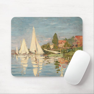 Claude Monet Regatta at Argenteuil, c.1872 Mouse Pad