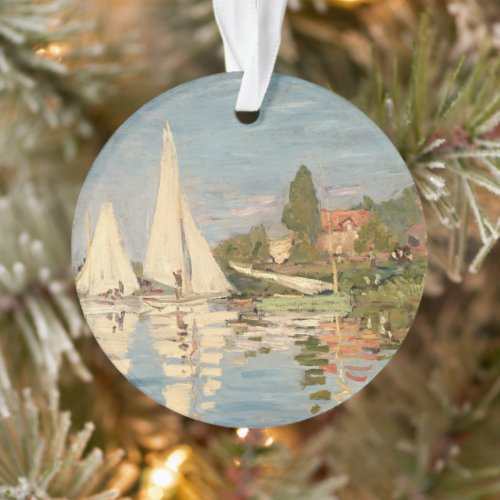 Claude Monet  Regatta at Argenteuil c1872 Ornament