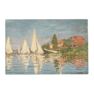 Claude Monet   Regatta at Argenteuil, c.1872 Placemat