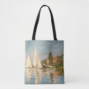 Claude Monet Regatta at Argenteuil, c.1872 Tote Bag