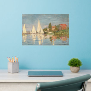 Claude Monet Regatta at Argenteuil, c.1872 Wall Decal