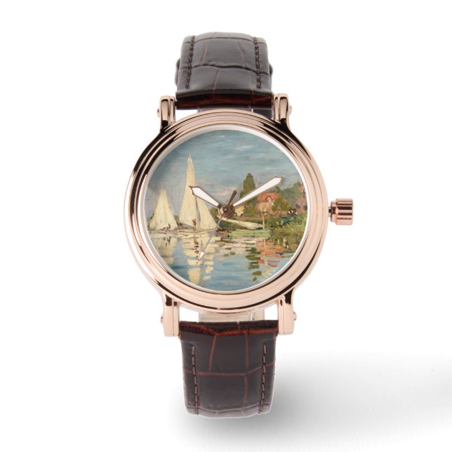 Claude Monet | Regatta at Argenteuil, c.1872 Watch (Front)