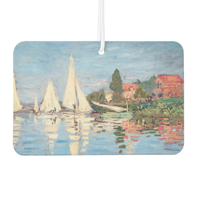 Claude Monet - Regattas at Argenteuil Air Freshener (Front)