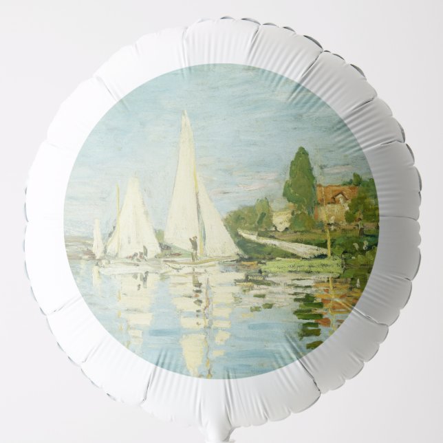 Claude Monet. Regattas at Argenteuil     Balloon (Front)